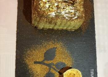 Tiramisù, arriva la versione con una foglia d’oro