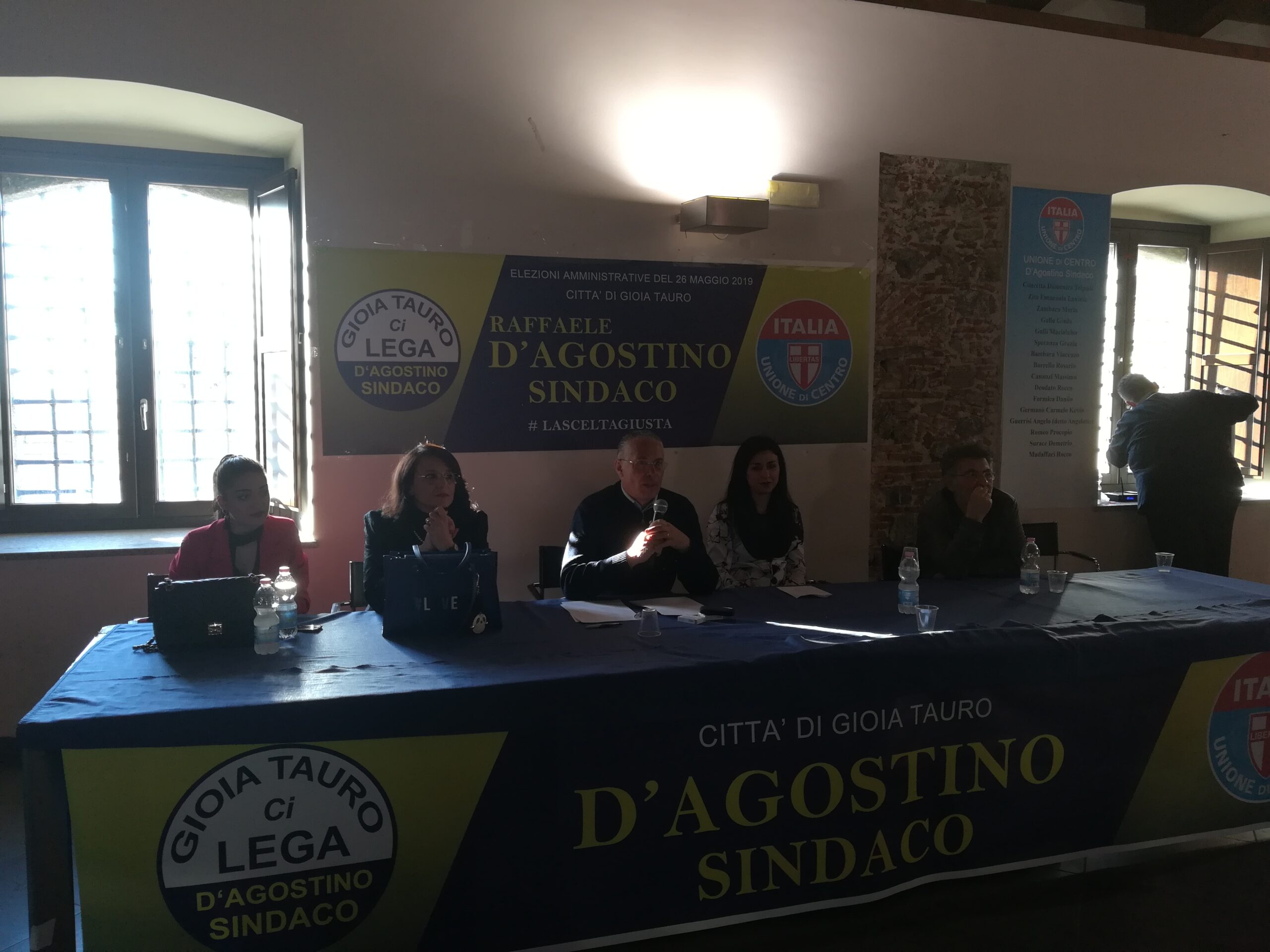 Elezioni Gioia Tauro, presentati i candidati delle liste che sostengono Raffaele D’Agostino