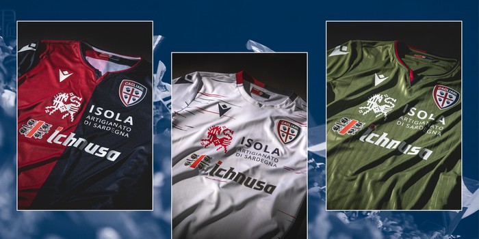 Calcio: Cagliari, svelate le nuove maglie