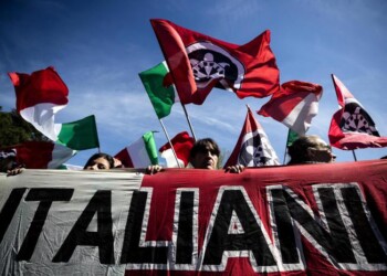 Comizio Casapound a Genova, 300 poliziotti schierati