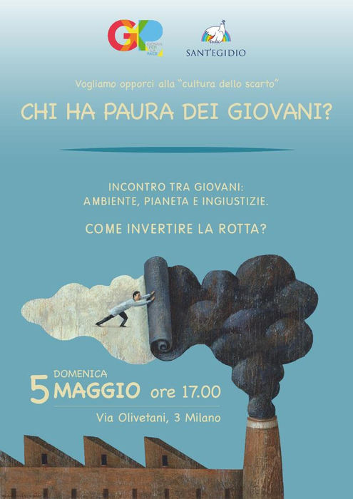 Comunità S.Egidio: ‘Chi ha paura dei giovani?’