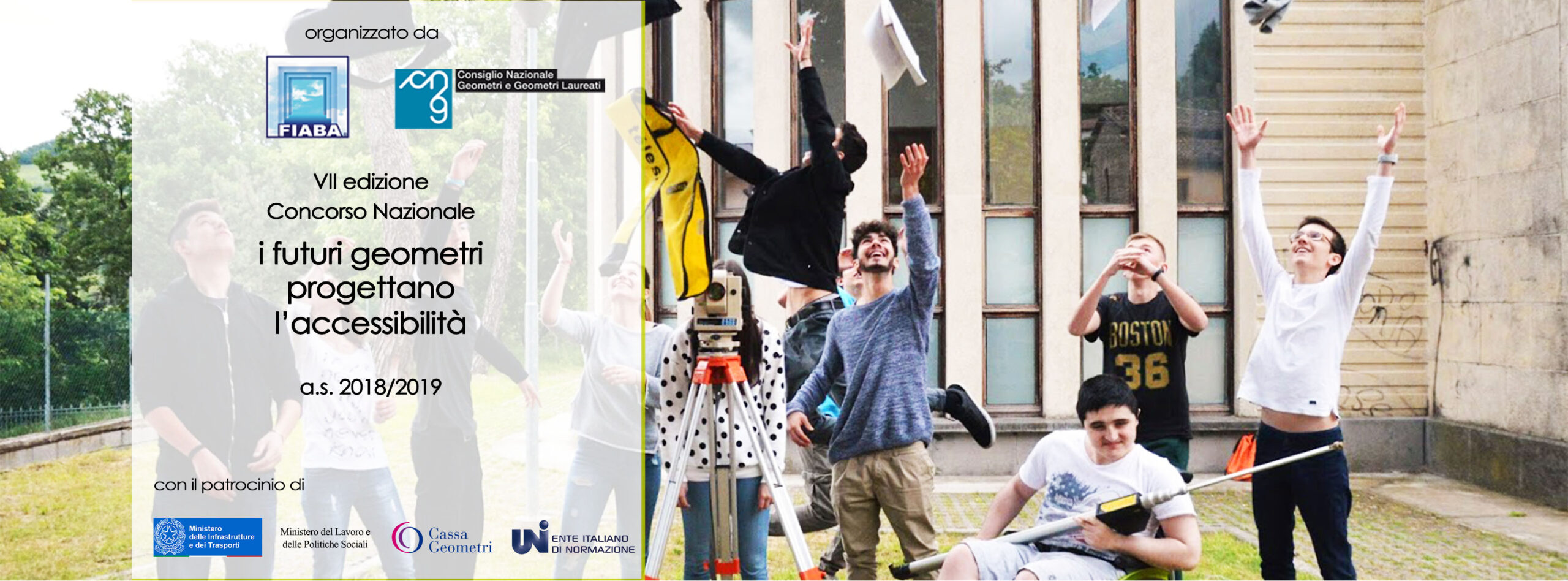 7°Edizione“I futuri geometri progettano l’accessibilità” promosso da Fiaba Onlus e CNGeGL