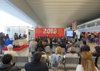 Fiumicino festeggia il Capodanno cinese con i passeggeri
