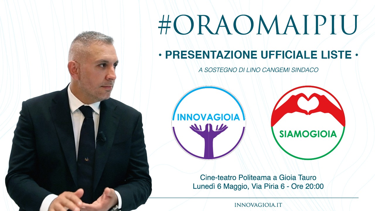Elezioni Gioia Tauro: Il 6 maggio la presentazione delle liste a sostegno di Lino Cangemi, le stesse che questa mattina hanno dato vita ad un seminario di educazione ambientale