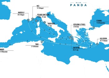 La vela “Blue Panda” e’ pronta a salpare