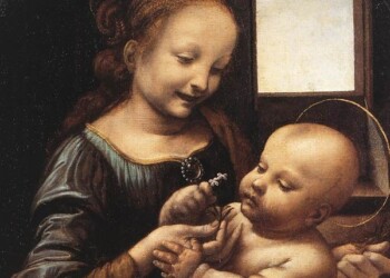 Leonardo da Vinci. Madonna Benois