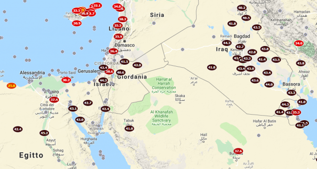 Meteo Israele: terribile ondata di caldo e incendi, temperatura record a Gerusalemme
