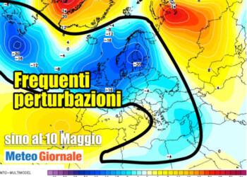 Meteo lungo termine: possibilità di piogge sull’Italia