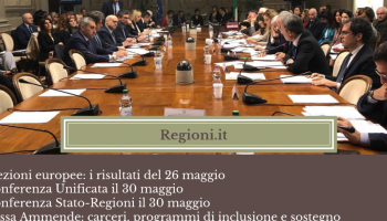 Notizie dal sito Regioni.it – 24/05/2019