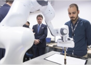 Robot traina aereo, è italiano