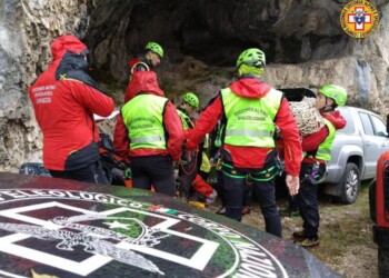 Sasu impegnato in soccorso in Abruzzo