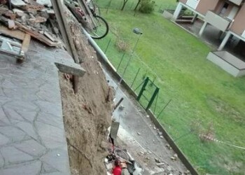 Smottamento, evacuate famiglie