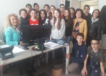 Studenti Comprensivo Pescara 4 all’ANSA