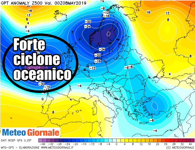 immagine 1 articolo tendenza meteo europa freddo e piovoso in molte aree