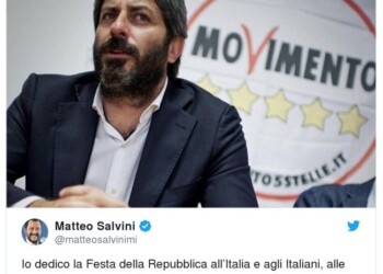 A Roma la parata del 2 giugno. Salvini contro Fico su dedica a migranti e rom