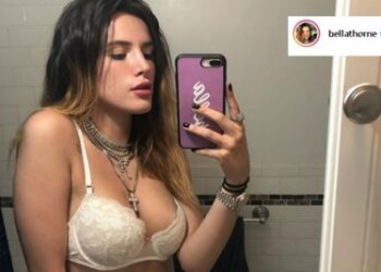 Bella Thorne ricattata pubblica foto hot 