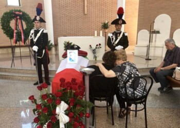 Carabiniere ucciso, camera ardente