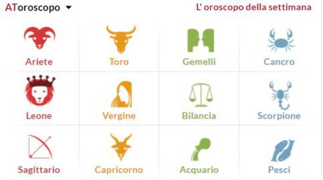L’Oroscopo della settimana dal 10 al 16 giugno