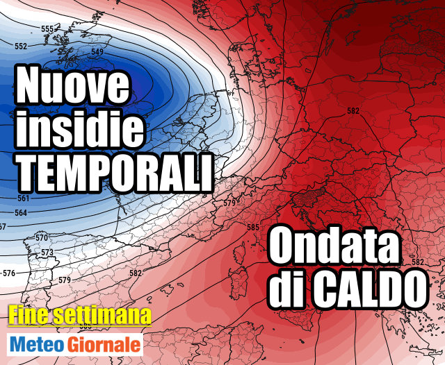 immagine 1 articolo meteo europa caldo notevole