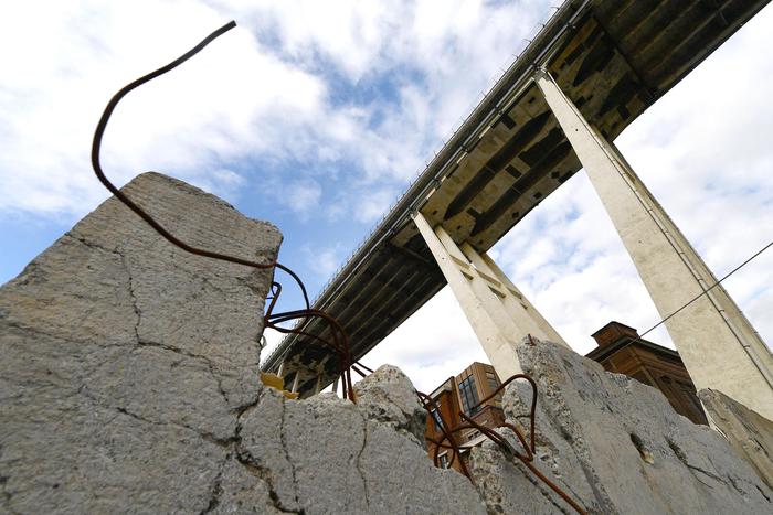 Ponte: Aspi, piano per smaltire detriti