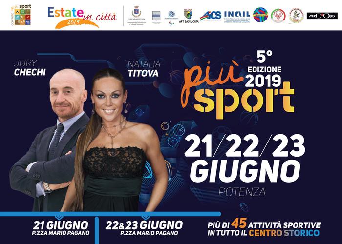Potenza ‘Più Sport’ con Chechi e Titova