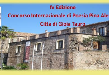 Gioia Tauro, sabato la consegna dei Premi della IV Edizione del Concorso Internazionale di poesia e Racconti “Pina Alessio”