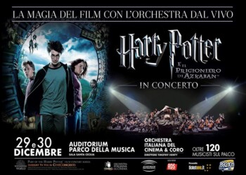 Harry Potter e il prigioniero di Azkaban in concerto: Early Bird promo (29-30 dicembre, Auditorium Parco della Musica – Sala Santa Cecilia)