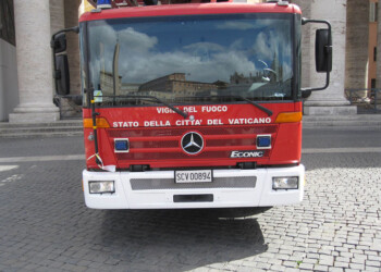 A fuoco un furgone lungo la E45