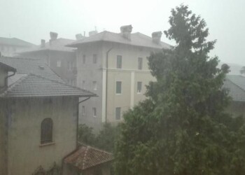 Allerta temporali in Trentino, attesi grandine e vento