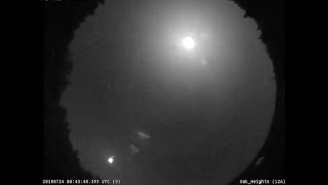 immagine 1 articolo asteroide esplode canada video probabili frammenti al suolo