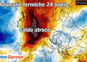 Caldo atroce in vista, Europa occidentale in allerta meteo