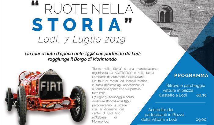 Domenica tappa lombarda Ruote in Storia