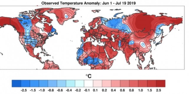 immagine 1 articolo estate 2019 nord emisfero anomalie meteo