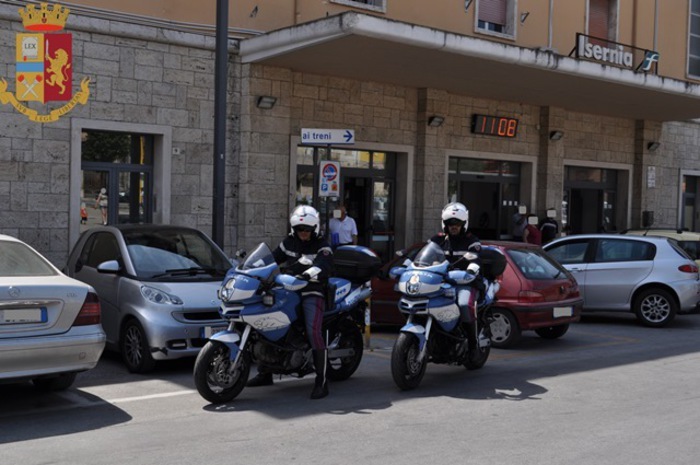 I ‘nibbio’,moto polizia, anche a Isernia