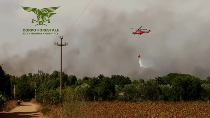 Incendi: pericolo alto nel Cagliaritano