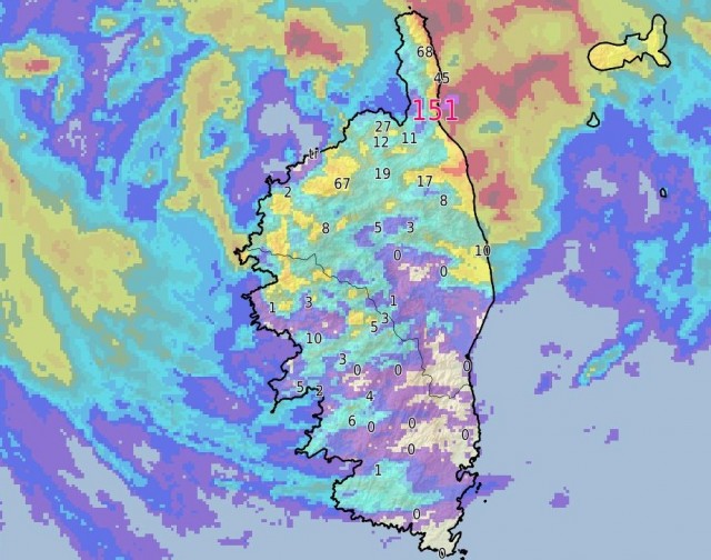 immagine 1 articolo meteo burrascoso in corsica tromba marina e pioggia record a bastia