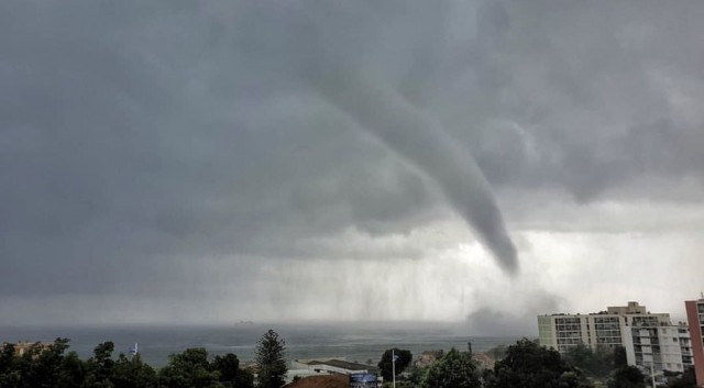 immagine 2 articolo meteo burrascoso in corsica tromba marina e pioggia record a bastia