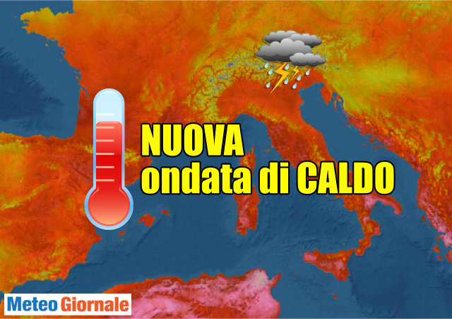 immagine 1 articolo meteo weekend sabato e domenica temporali e ondata di caldo