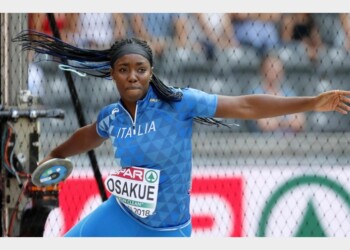 Osakue oro nel lancio del disco