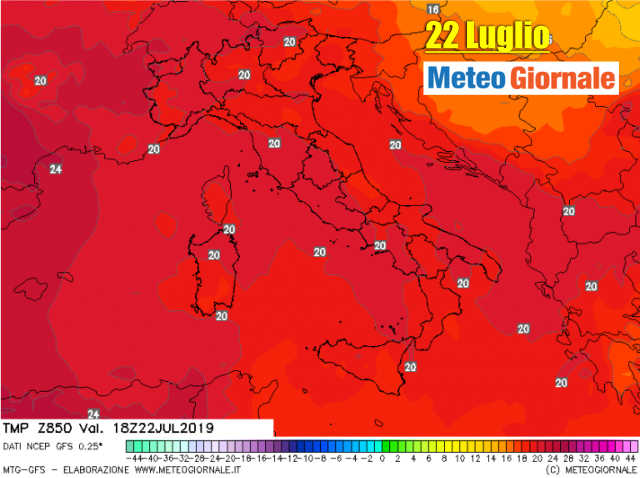 immagine 2 articolo previsioni meteo italia molto caldo ma potrebbe cambiare