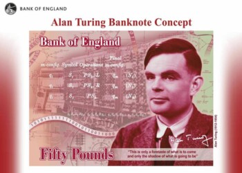 Turing sulla nuova banconota da 50 sterline