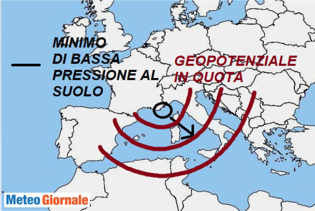 Ecco le condizioni meteo per piogge diffuse in Italia