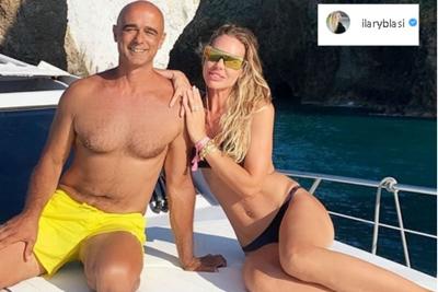 Ilary Blasi 'salva' un paparazzo