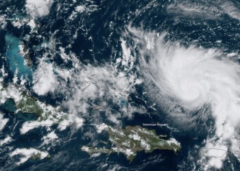 L’uragano Dorian visto dallo spazio