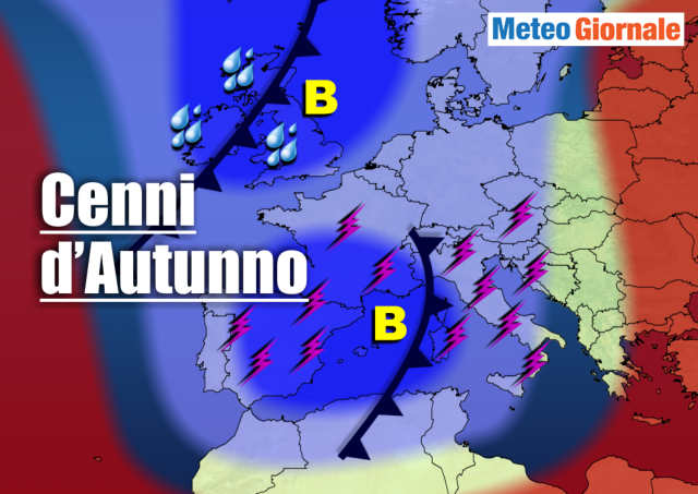 Meteo 15 giorni, cenni d’AUTUNNO e avvio della decadenza dell’Estate
