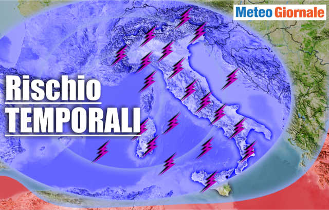 immagine 1 articolo meteo 7 giorni ancora temporali e declino estate