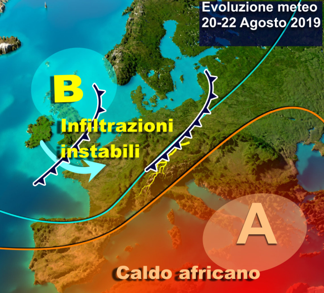 immagine 1 articolo meteo di nuovo caldissimo ritorno anticiclone africano