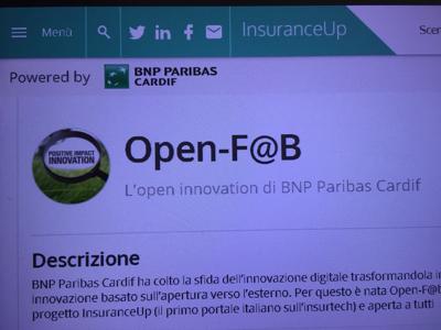 Riparte l'Open-F@b Call4Ideas di Bnp Paribas Cardif