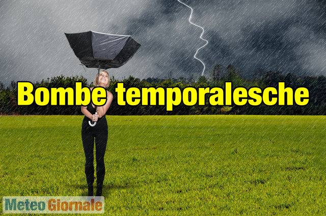 Temporali come “bombe” in avvicinamento: meteo pronto a peggiorare