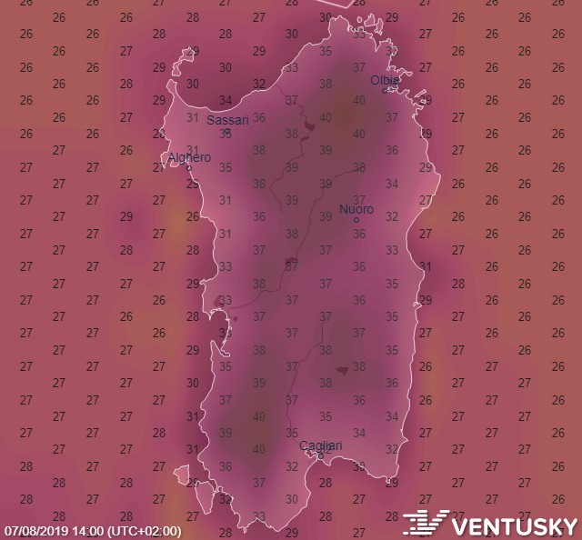 immagine 3 articolo tendenza medio verso forte ondata di caldo al sud e isole